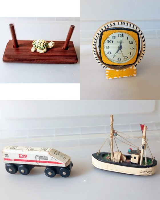 Peças antigas para reaproveitar.