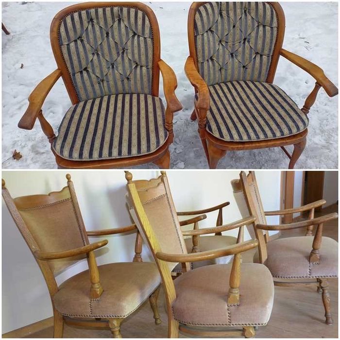 Antyczne Stare Drewniane Stylowe Meble