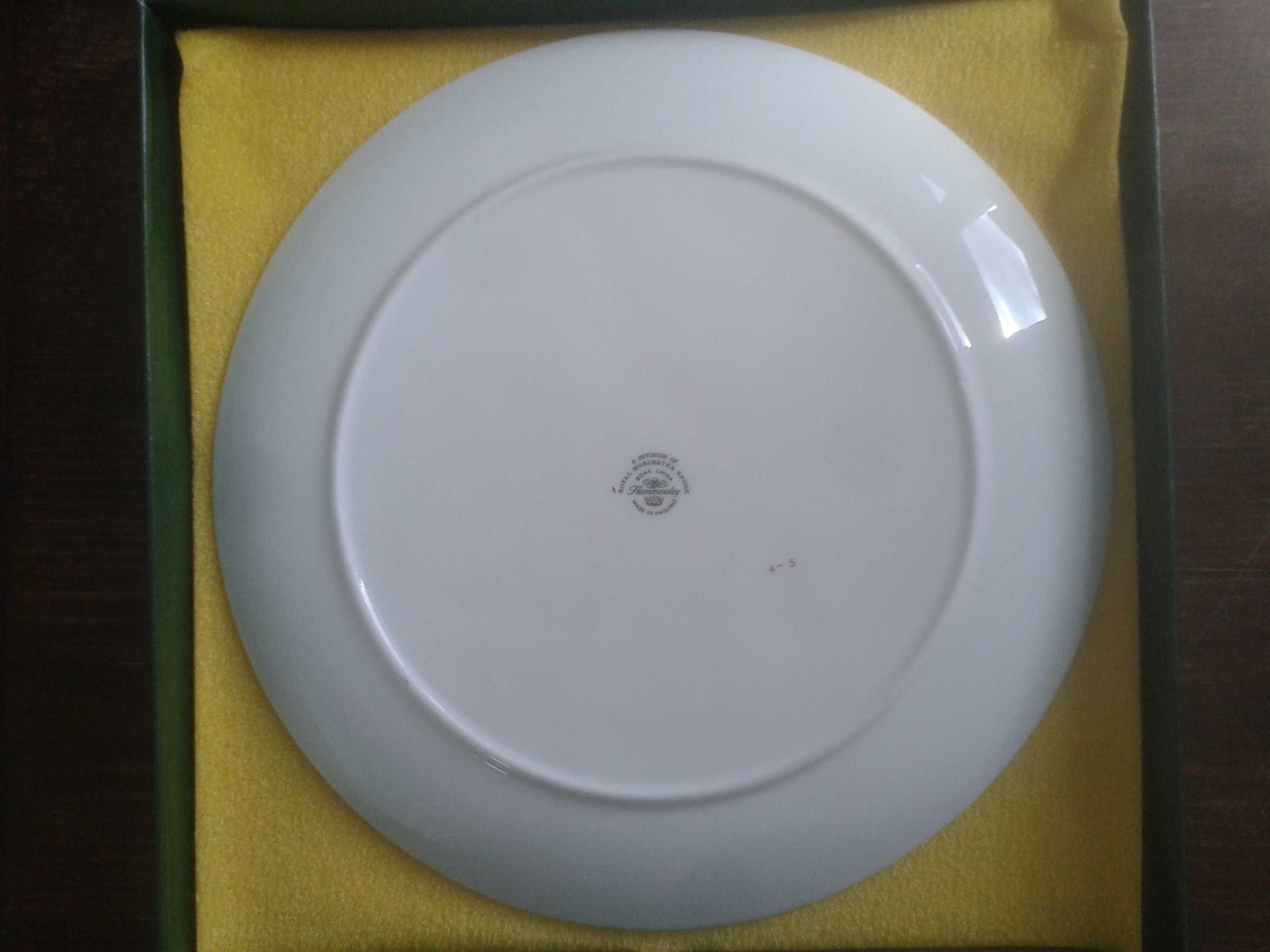 4 Talerze Hammersley Spode Fine Porcelain China ROYAL WORCESTER unikat