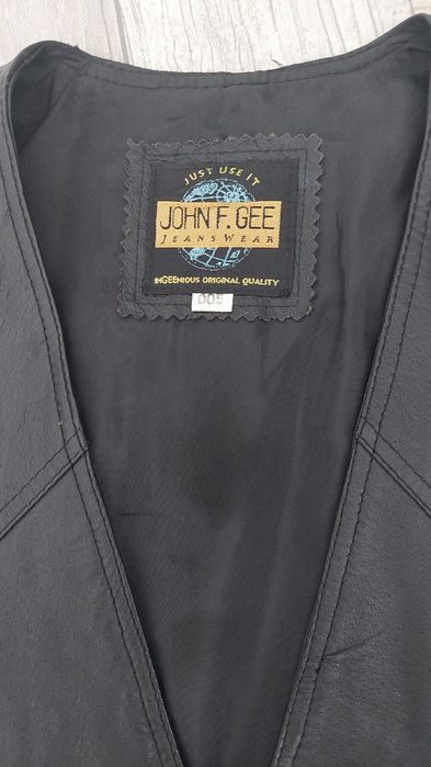 Skórzana kamizelka męska