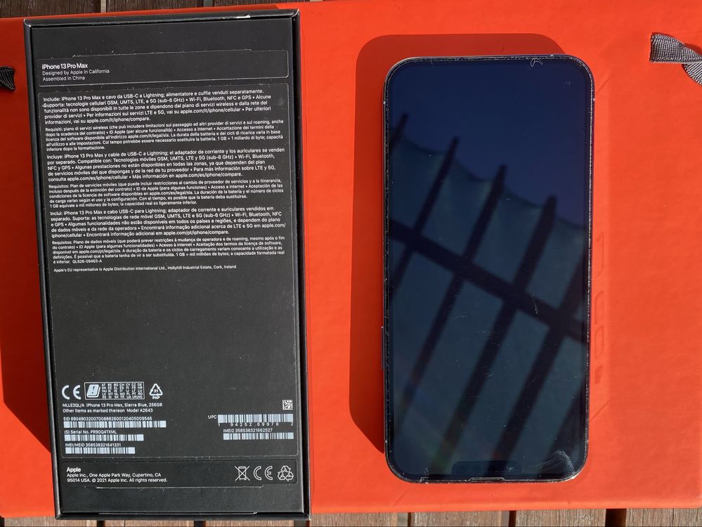IPhone 13 pro max 256