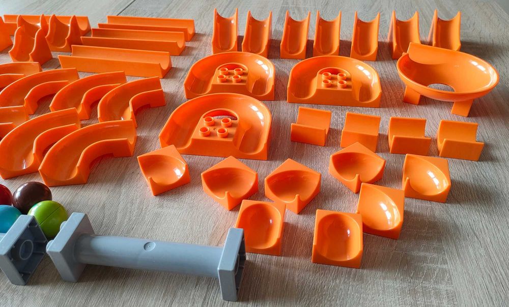 Klocki tor kulkowy kulodrom jak Lego Duplo