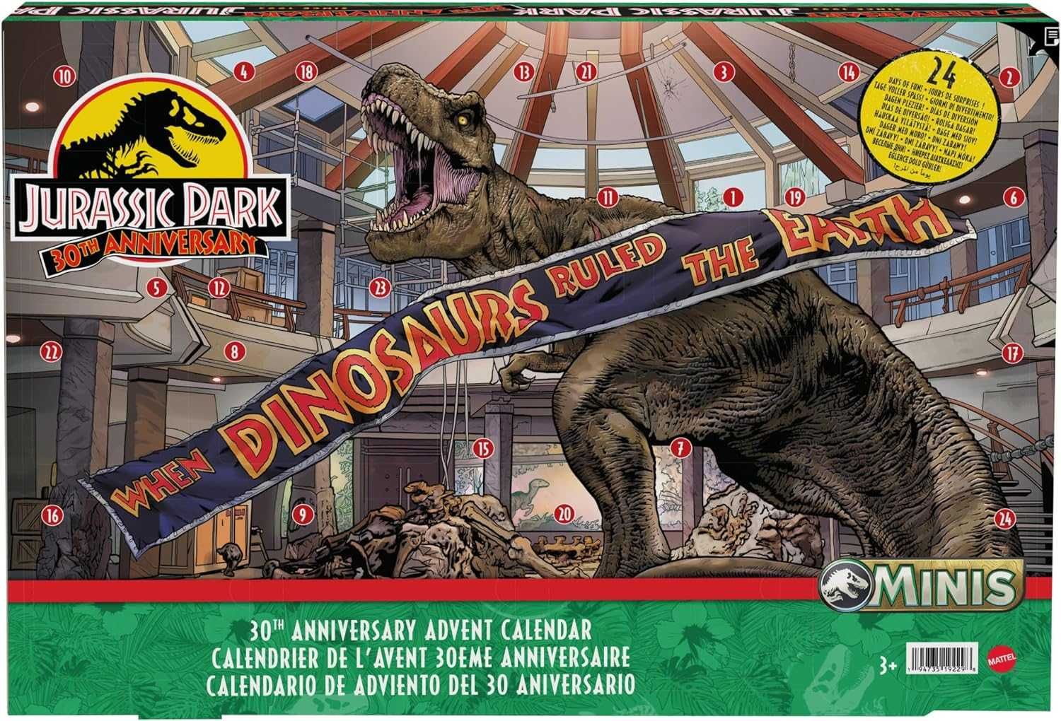 Jurassic World Advent Calendar адвент календарь HTK45 Парк Юрского