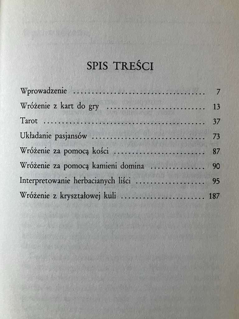 Wielka Księga Wróżb 1 Wróżenie z kart, kości, fusów i szklanej kuli