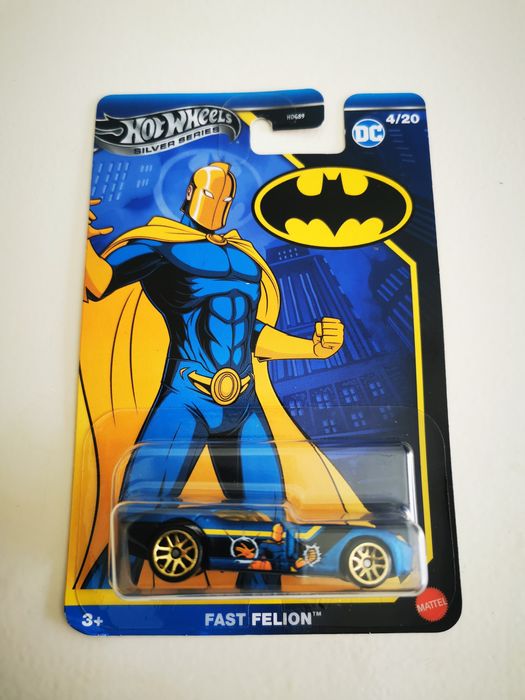 Fast Felion Batman DC Hot Wheels Silver Series