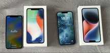 Dwa telefony iphone