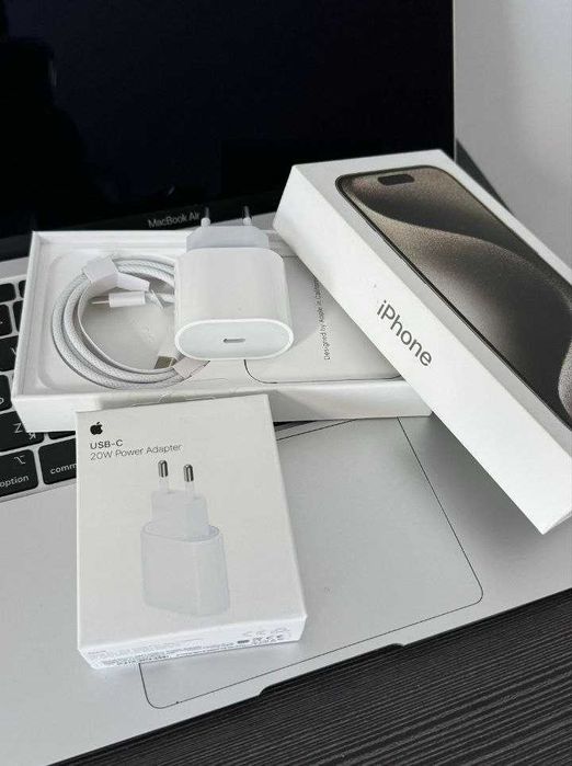 Блок Швидка зарядка USB-C 20W Power Adapter та Кабель USB-C - USB-C