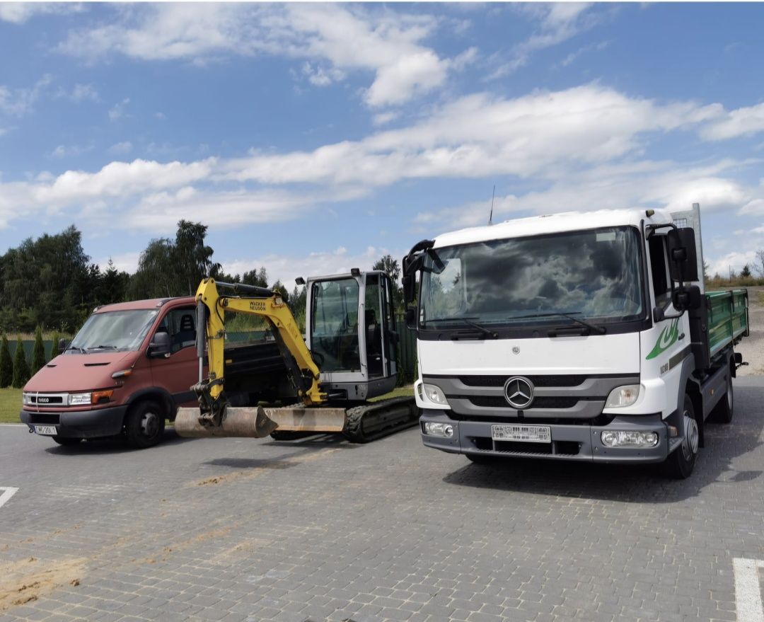 Czarnoziem Siany,Piasek 0-2,Suchy Beton,Transport