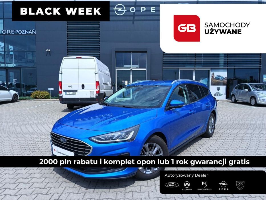 Ford Focus BLACK WEEK 1.0 EcoBoost Hyb 125KM TitaniumX Pakiet Winter SalonPL FV23