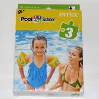 Нарукавники ребенку надувные Intex "Pool school Step 3" на 3-6 лет