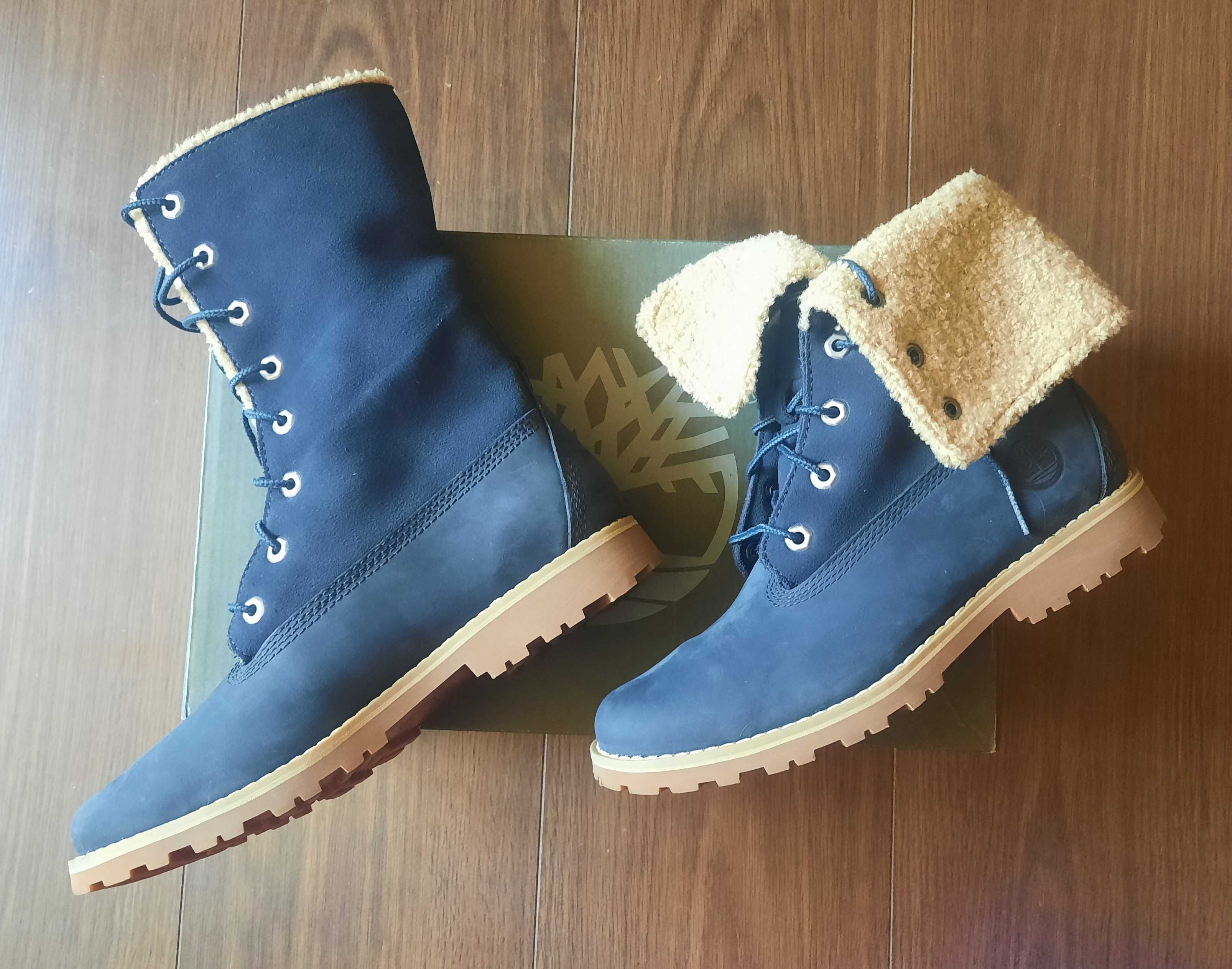 Новые непромокаемые теплые ботинки Timberland, оригинал, нубук, 37