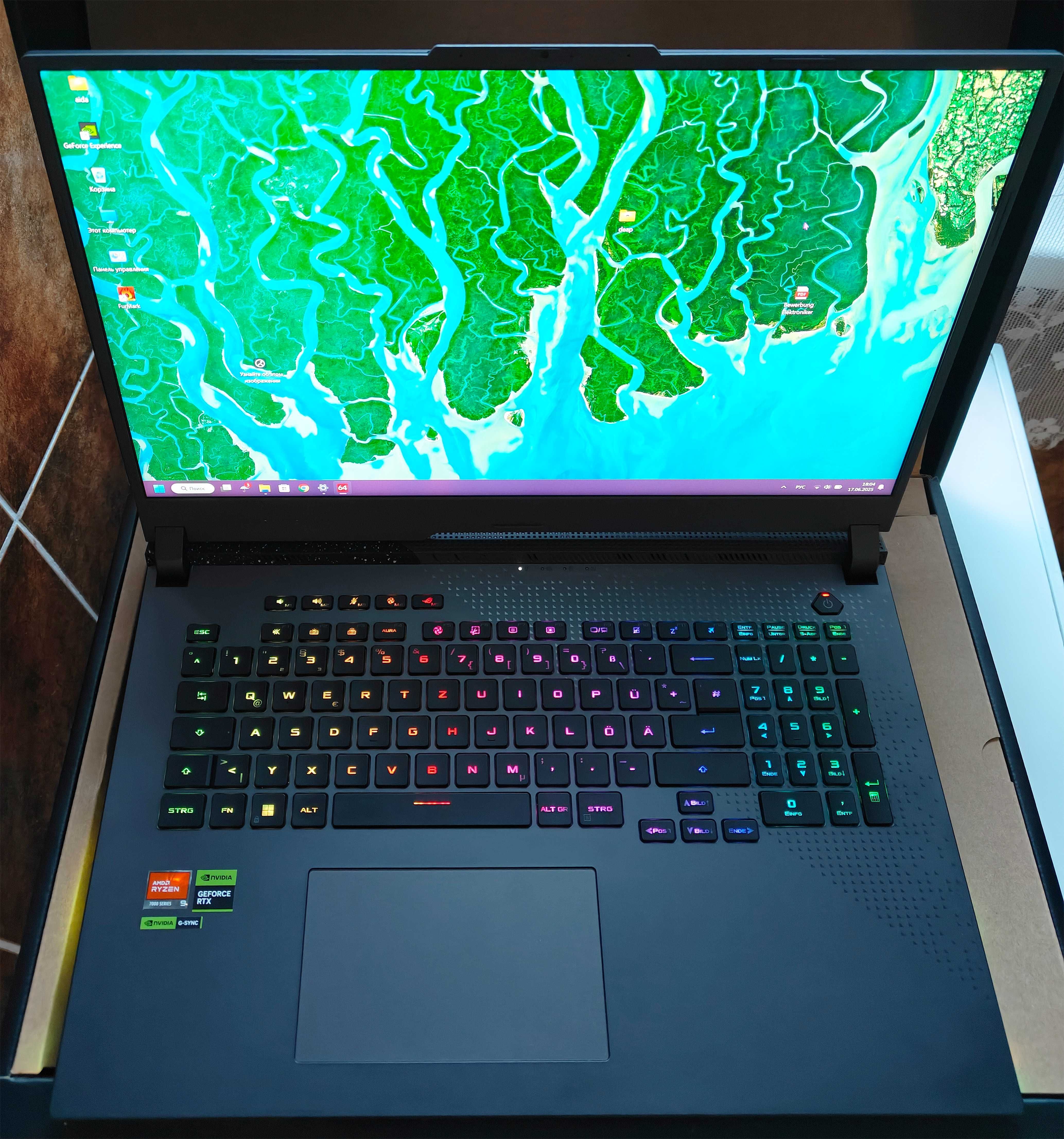 ASUS ROG STRIX 17,3" 2K, 16gb/1tb ,RTX 4060 8Gb 140W,Ryzen 9 7845HX