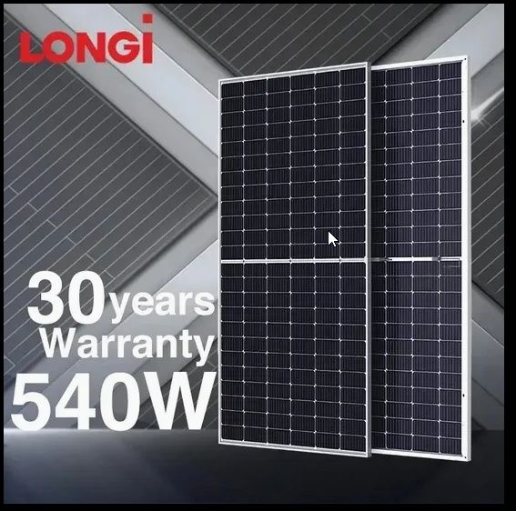 Сонячні панелі LONGI LR8-66HGD-615Вт двостороння