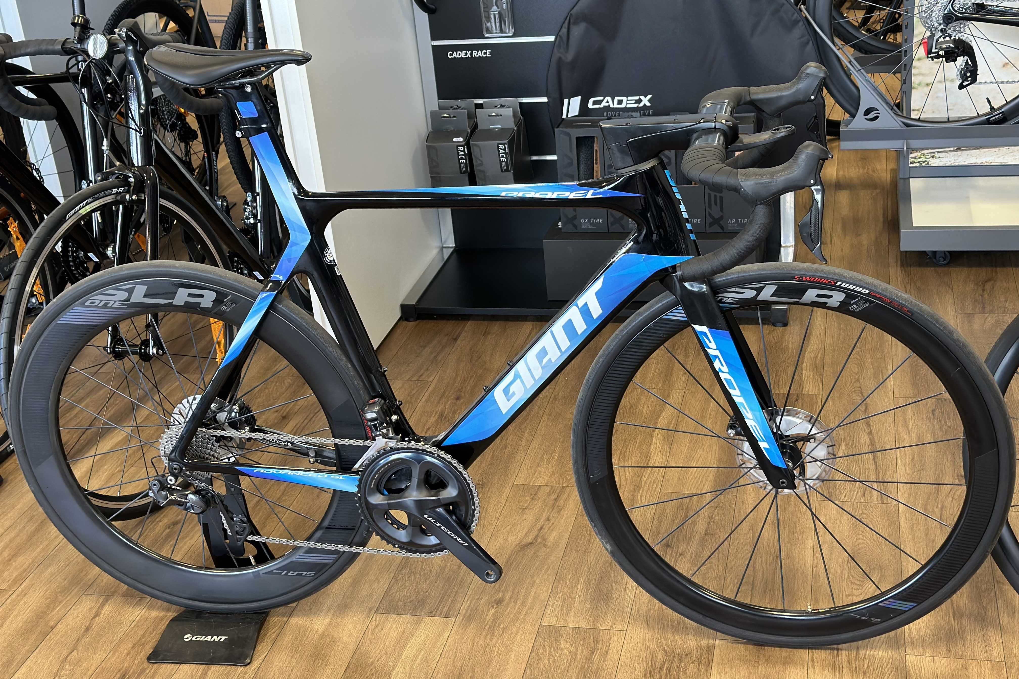 M/L 57 Carbon Di2 Ultegra Giant Propel SL Miernik Mocy Aero