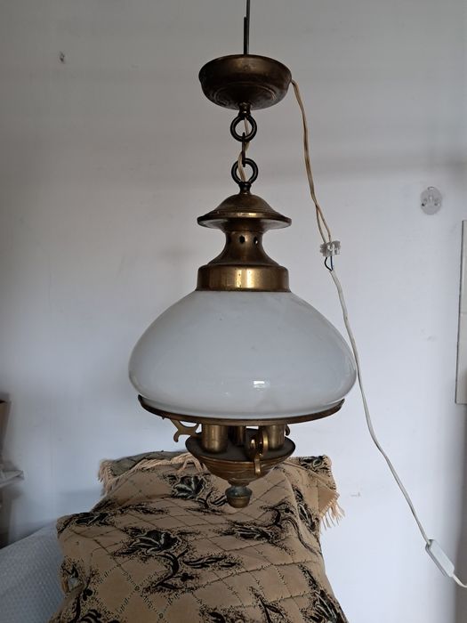 Stara lampa wisząca żyrandol