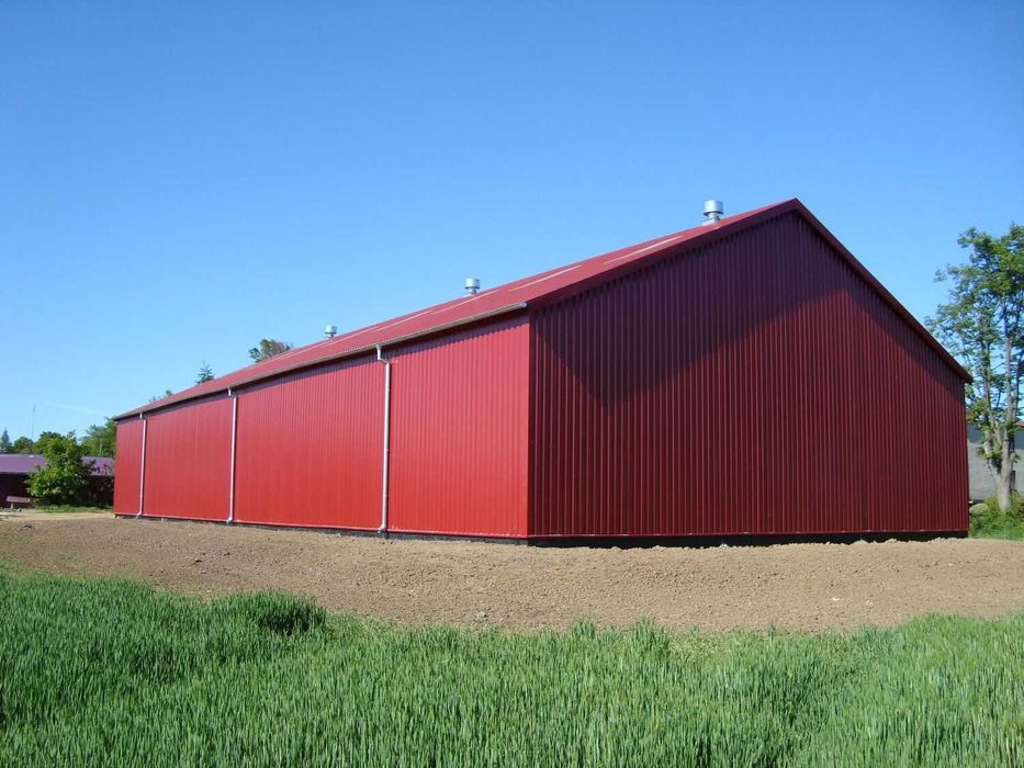 Hala stalowa 18x30x5 konstrukcja wiata magazyn zbożowy