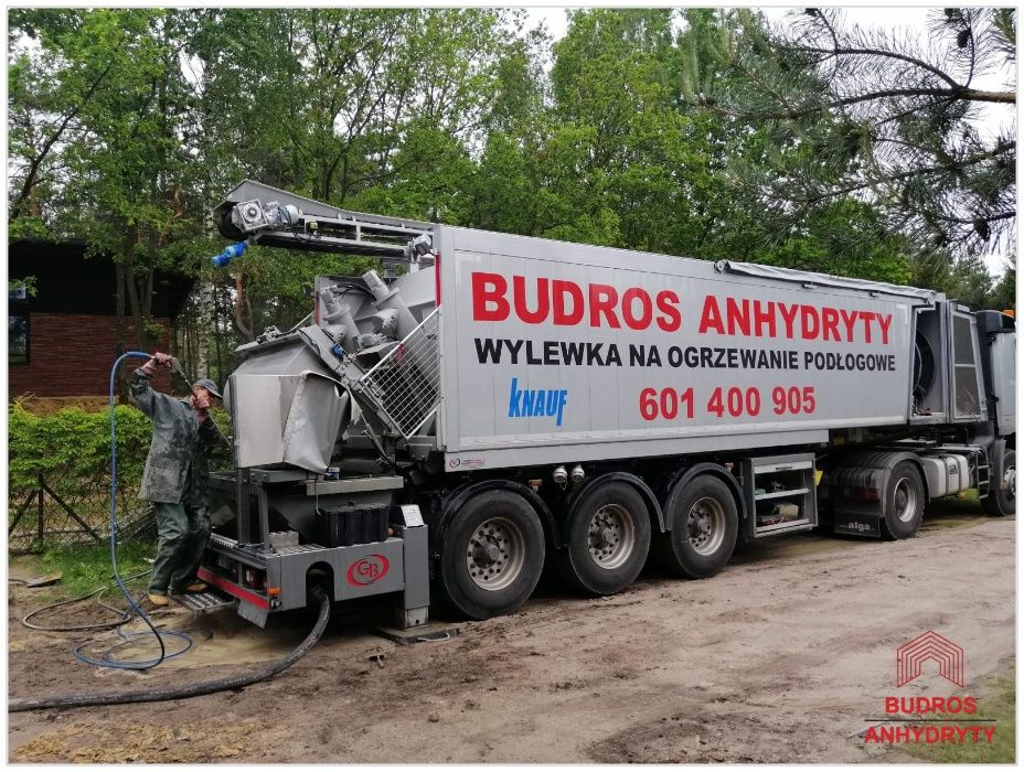 Wylewki anhydrytowe, wylewka NA OGRZEWANIE PODŁOGOWE KNAUF