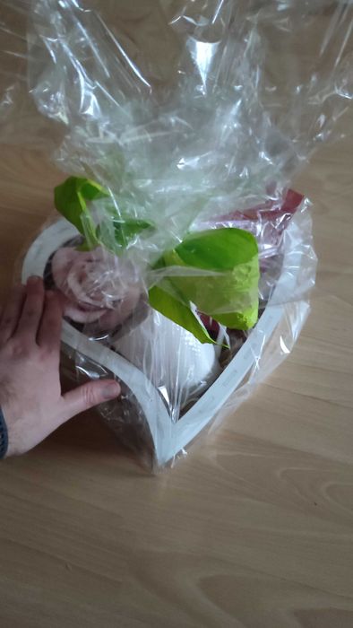 Koszyk prezenowy serce upominek / prezent