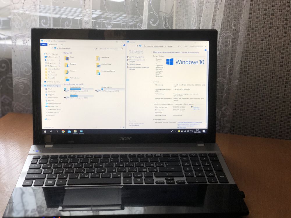 Acer Aspire V3-571G / GeForce 2GB/ SSD 120Gb + Hdd 1Tb