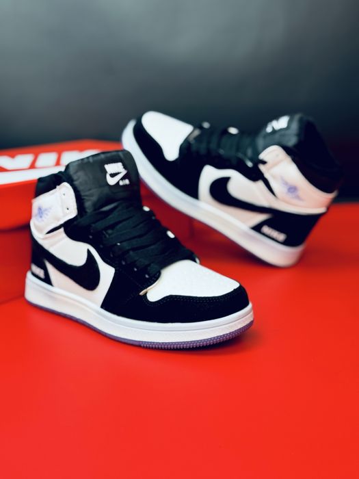 Теплые зимние кроссовки Nike / зимові кросівки Найк / Хай топ Nike