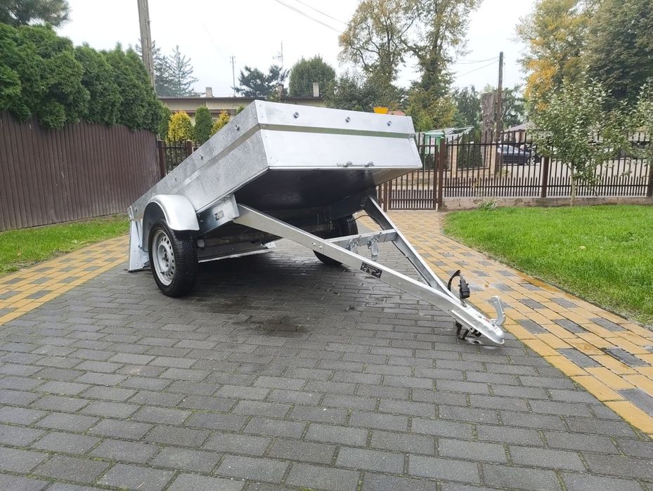 Przyczepka samochodowa brenderup z wywrotem