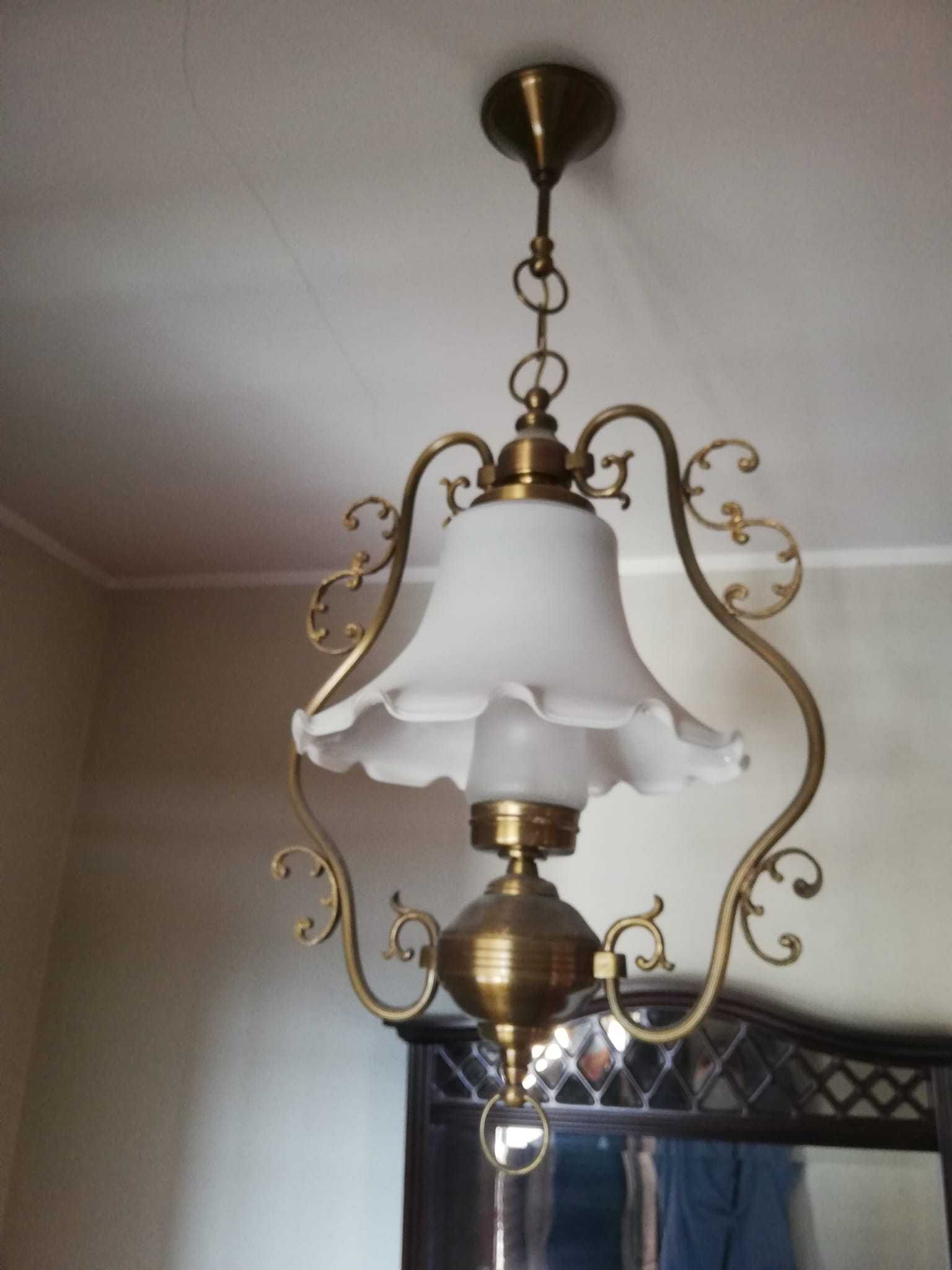 Candeeiro de teto com 1 lâmpada