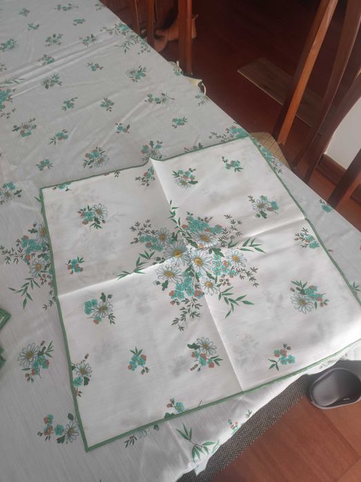 Toalha de mesa e guardanapos