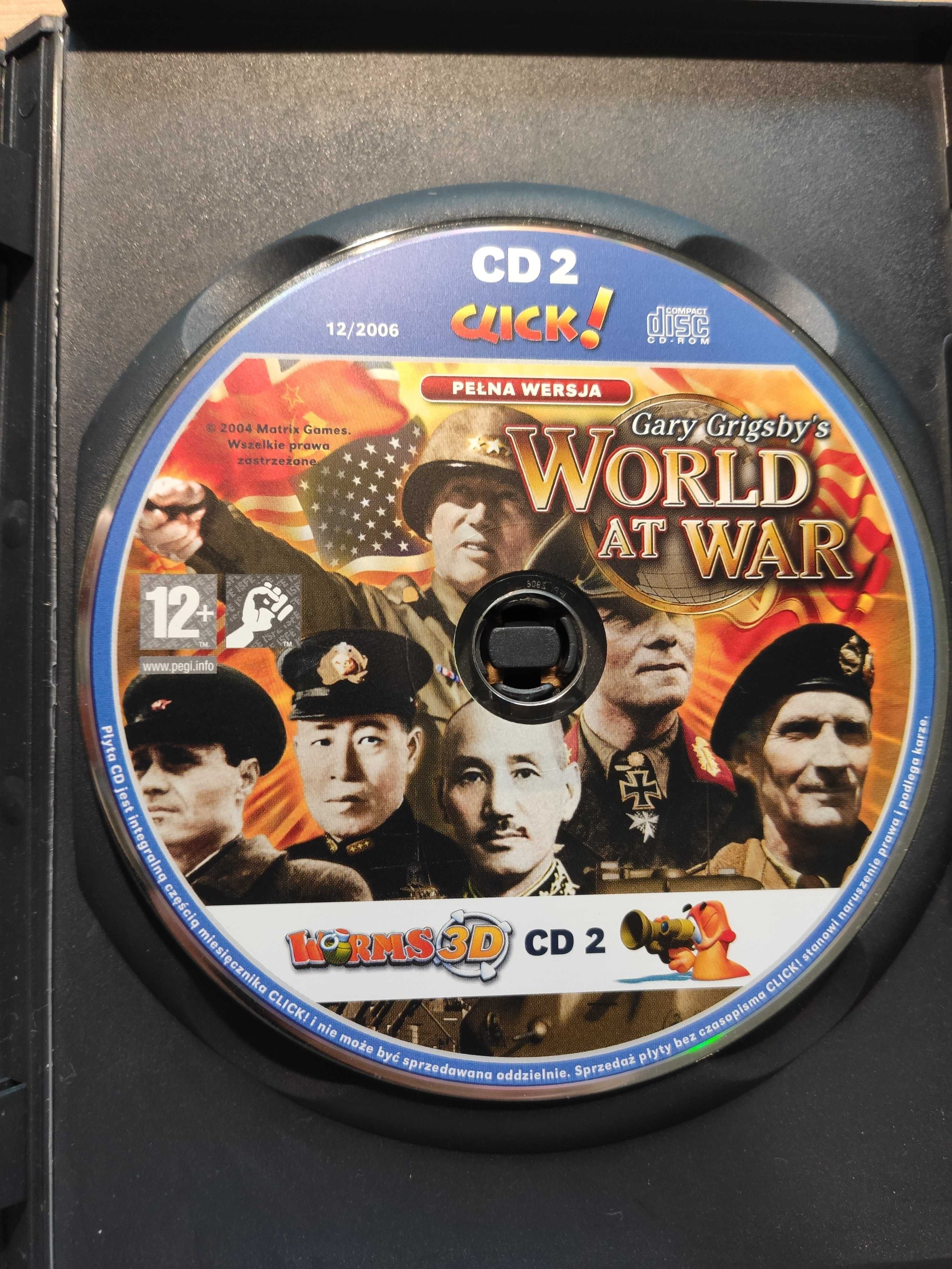 Worms 3D i World at war - gry PC CLICK!