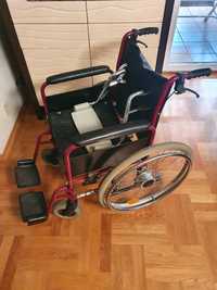Wózek inwalidzki z hamulcem Ortopedia