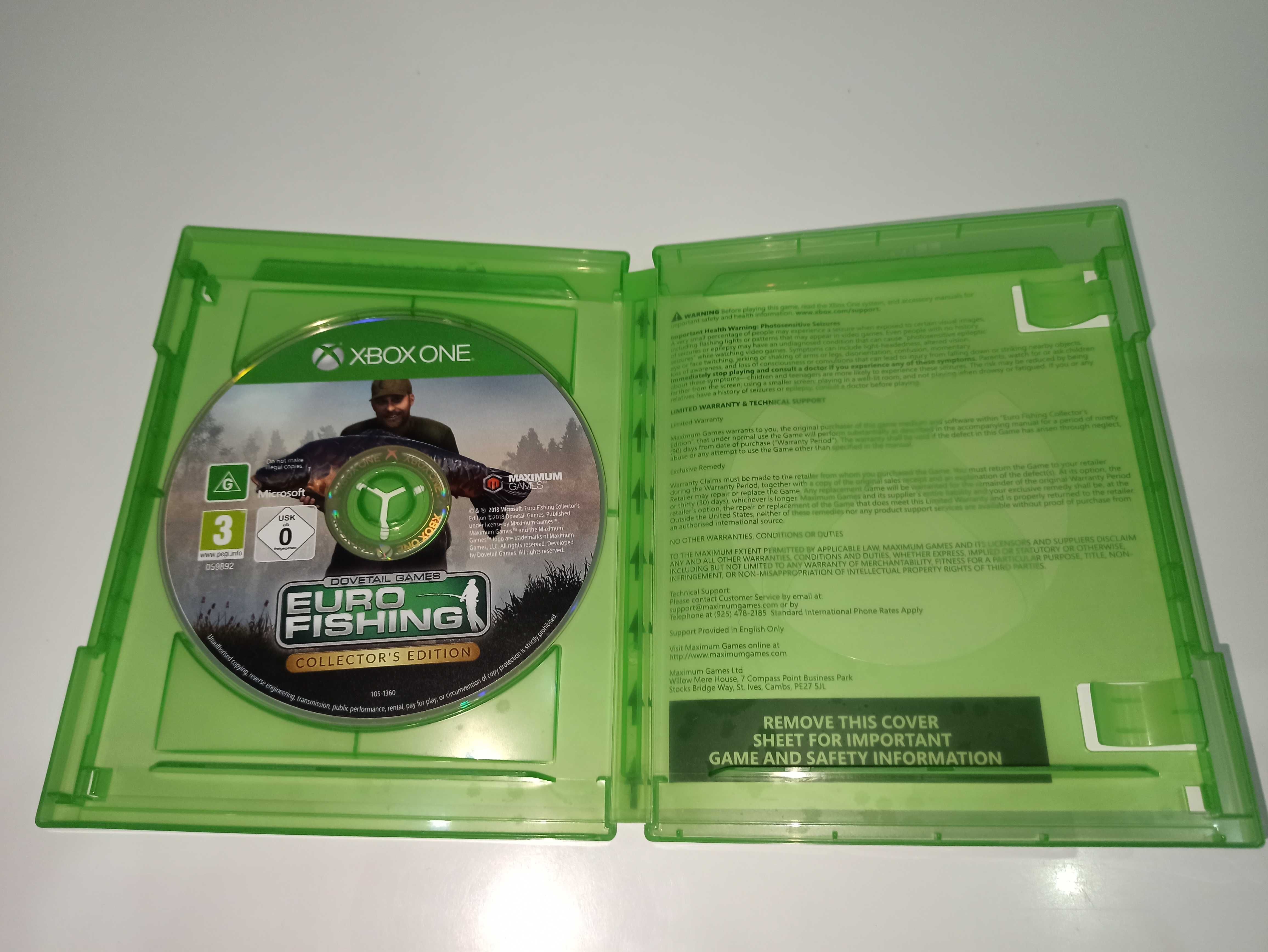 xbox one WĘDKARSTWO ŁOWIENIE RYB Euro FISHING edycja kolekcjonerska pl