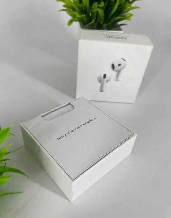 Безпровідні Airpods 4 навушники +чохол