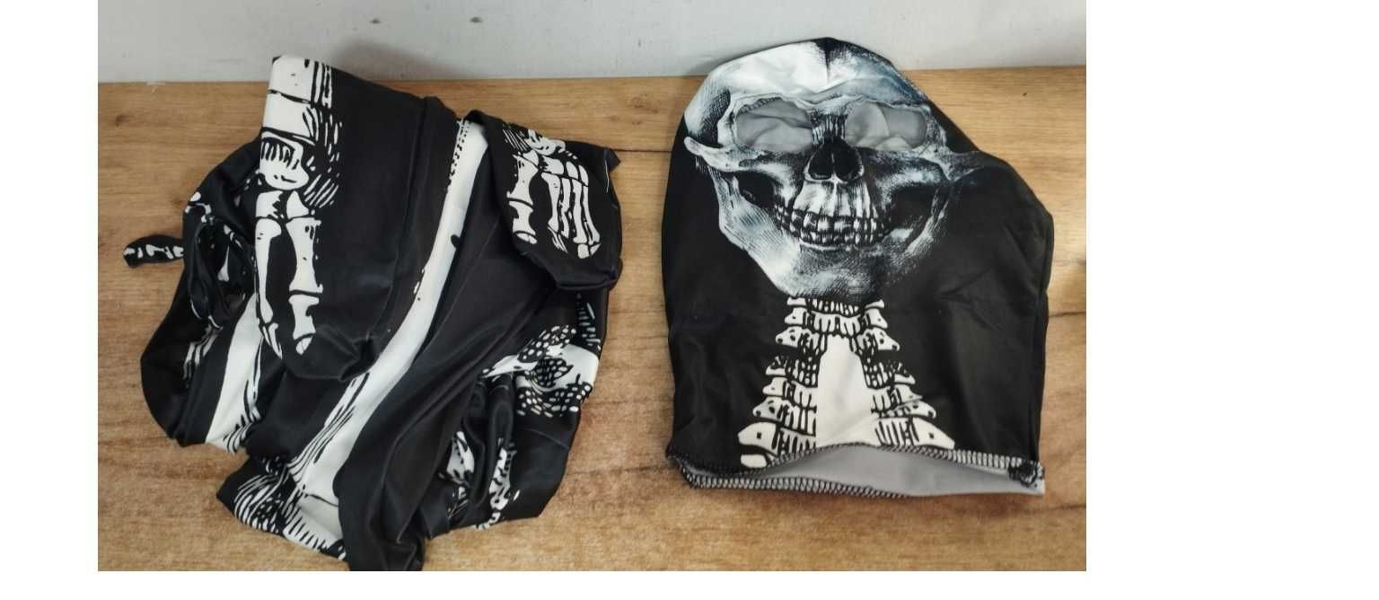 Wyprzedaż->Kostium szkieletowy dziecięcy na Halloween rozmiar 140