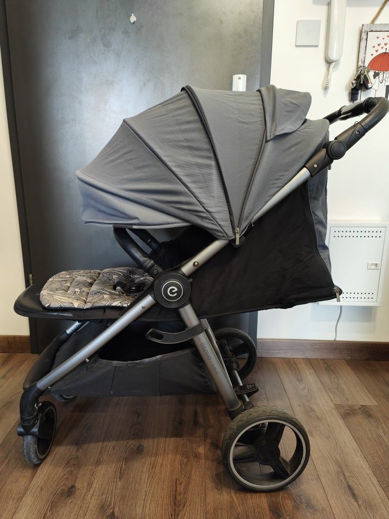 Spacerówka Espiro Wave 2023 Wózek Spacerowy 217 Anthracite Stone