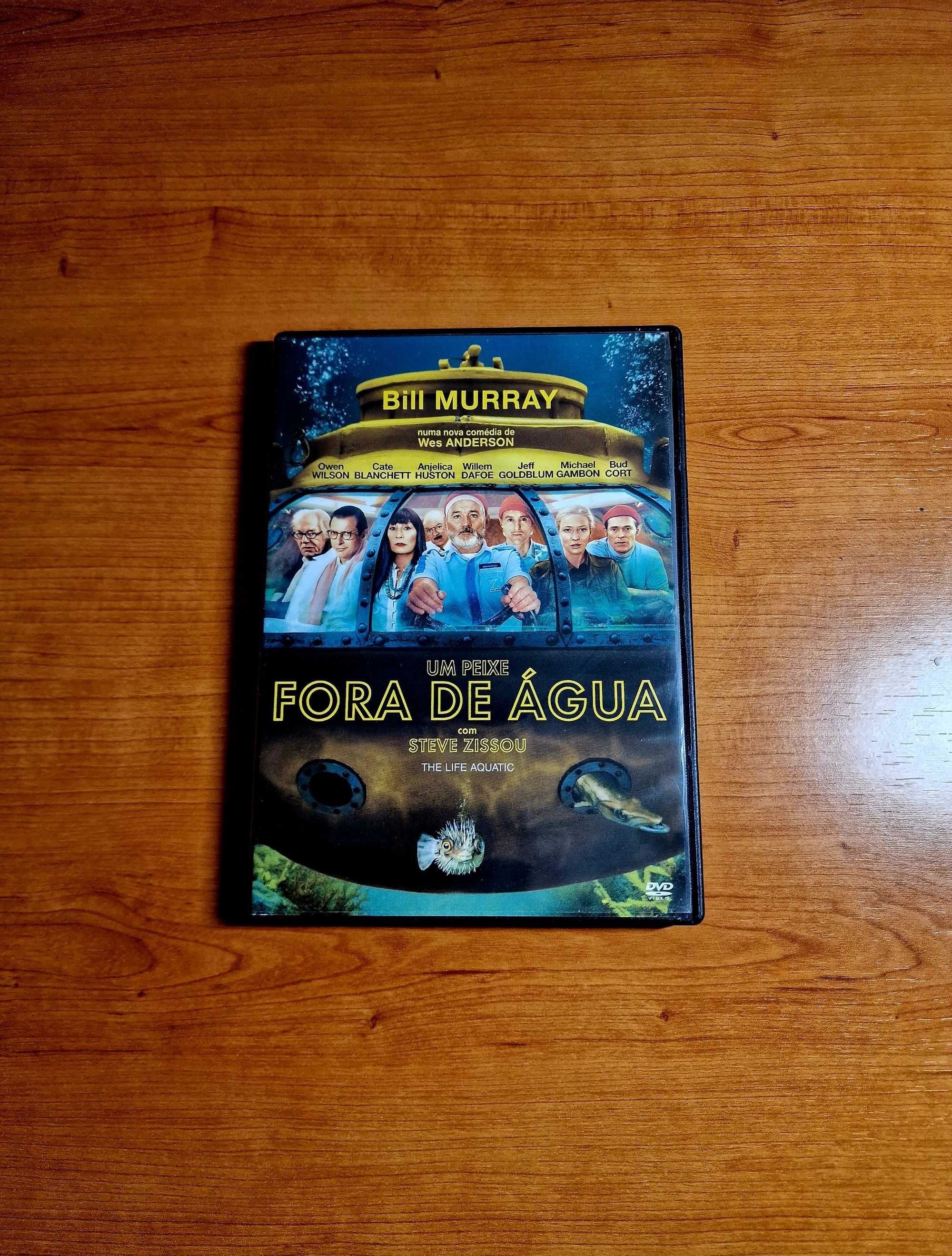 UM PEIXE FORA DE ÁGUA (Wes Anderson)Bill Murray/Owen Wilson/Anjelica H