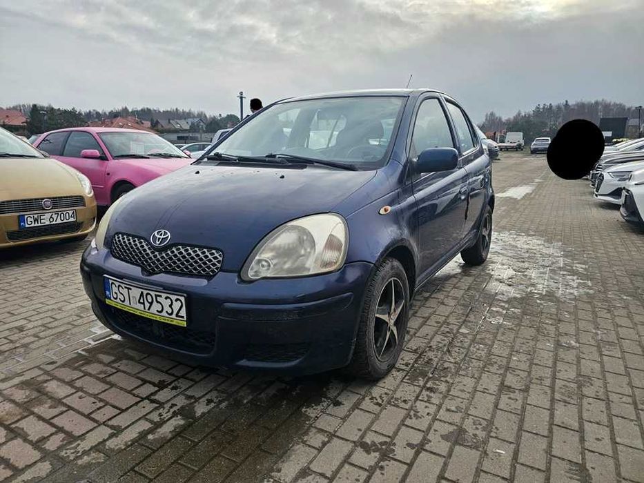 Toyota Yaris 2003r/1.0 benzyna/miejskie auto/5drzwi/okazja/68KM