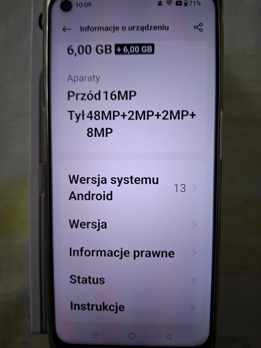 Oppo A74 5G stan BDB!  128GB 6+6 RAM