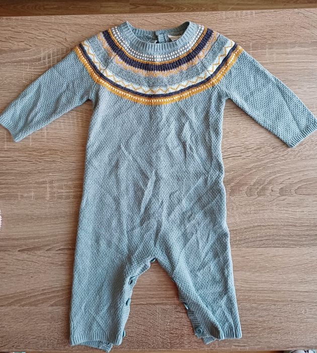 Pajac chłopięcy dzianinowy 74 Mamas&Papas