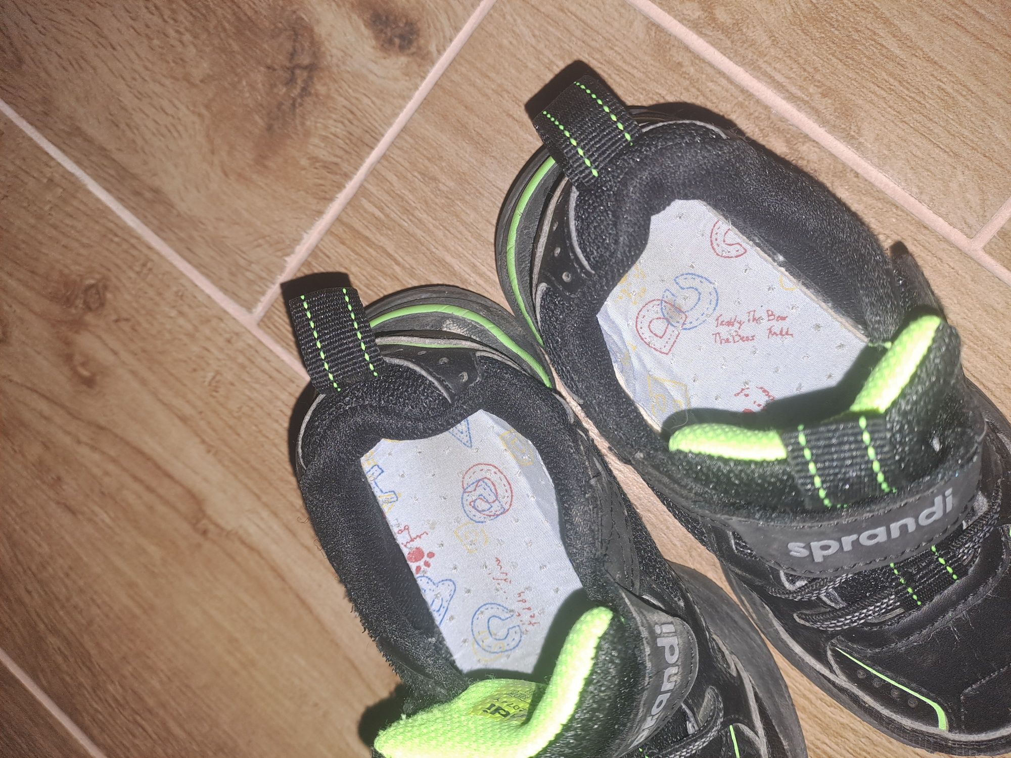 Spandi buty adidasy czarne zielony 27