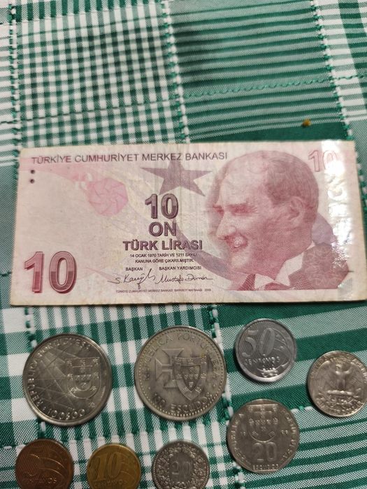 Moedas de vários países
