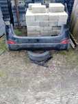 Hyundai ix35 zderzak pdc 15r czarny kompletny z belką