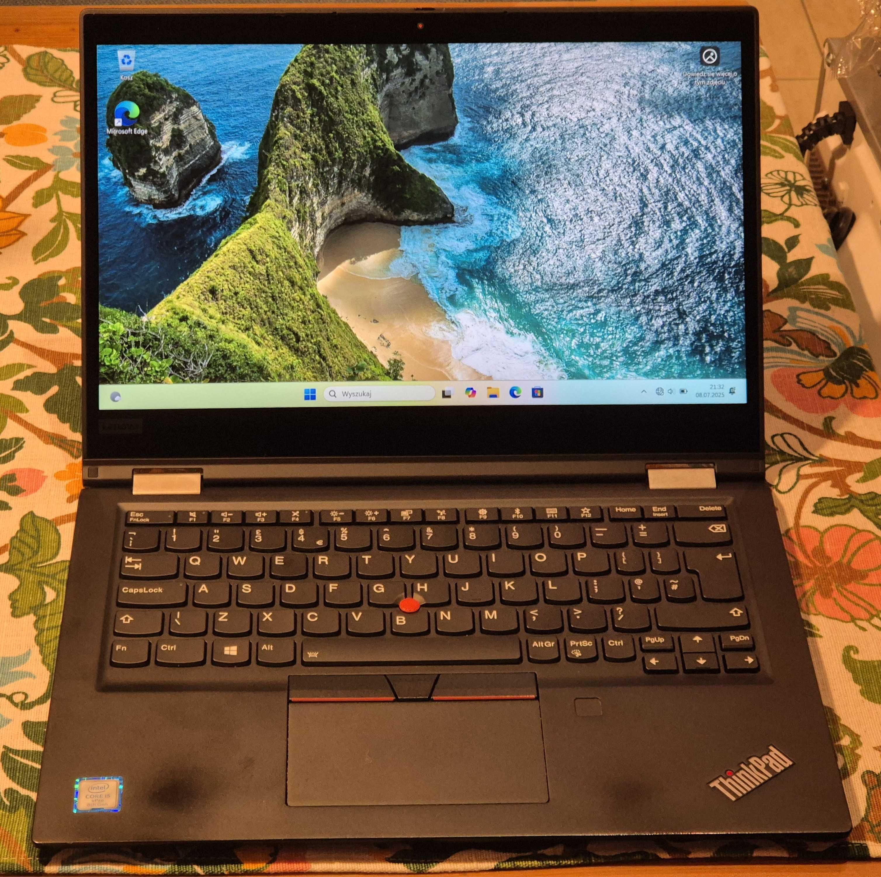 Laptop Lenovo ThinkPad X390 Yoga 2w1 - i5-8365U/8GB/256GB/Win11Pro