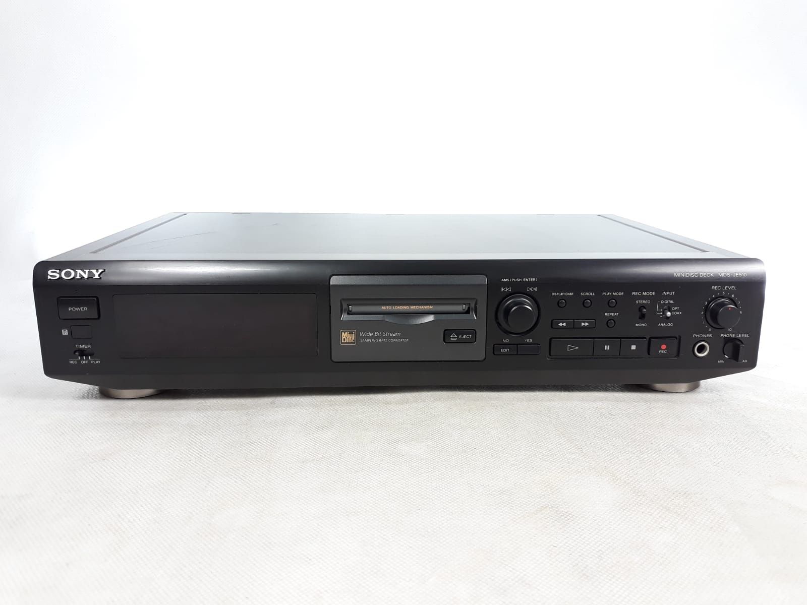 Sony Mds je 510 DECK MINI DISC KASETKA md nagrywa odtwarza cofa