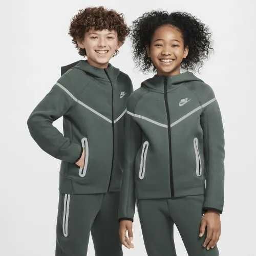 ОРИГІНАЛ! Кофта Nike Tech Fleece Fz Wr Green L Kids | FZ5433-338