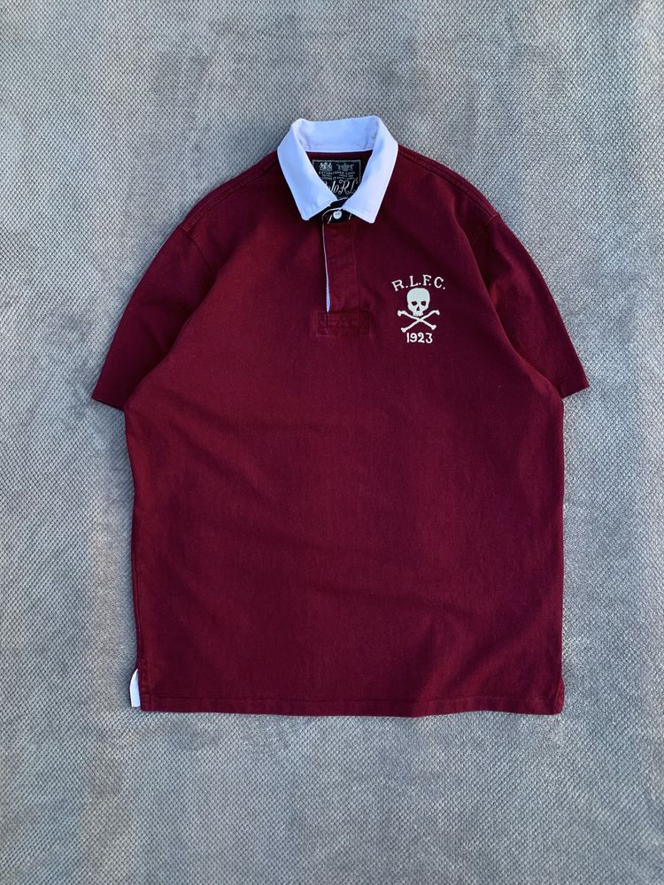 Polo Ralph Lauren Classic Fit Skull R.L.F.C. 1923 Rugby Polo Shirt