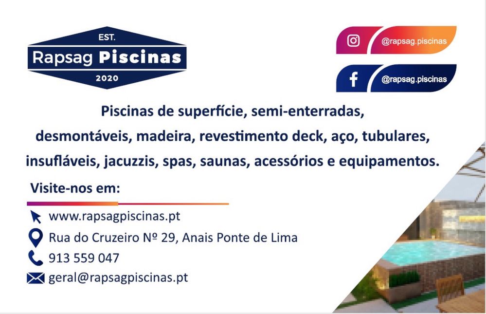 Manutenção de Piscinas desde