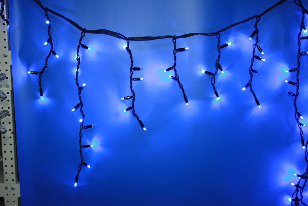 Вулична led-гірлянда LUMION "Бахрома" 3х0.7м 100led, білий колір