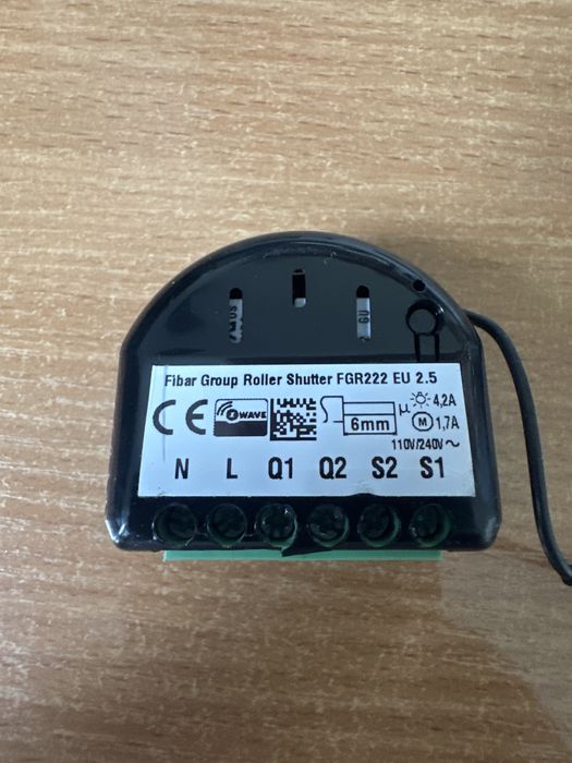 Sterownik rolet Fibaro FGR-222 Z-Wave 100% sprawny