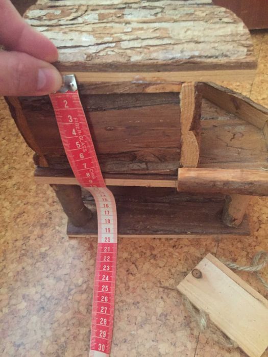 casa de madeira para hamster ou pequeno roedor.