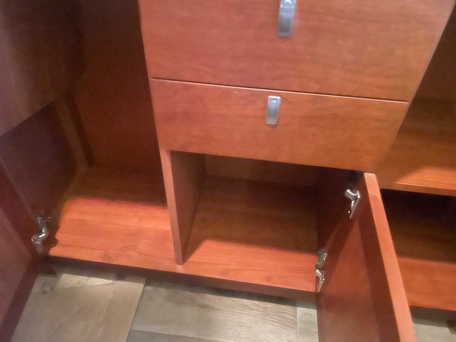 Komoda kredens szafka RTV barek bieliźniarka brązowa drewniana