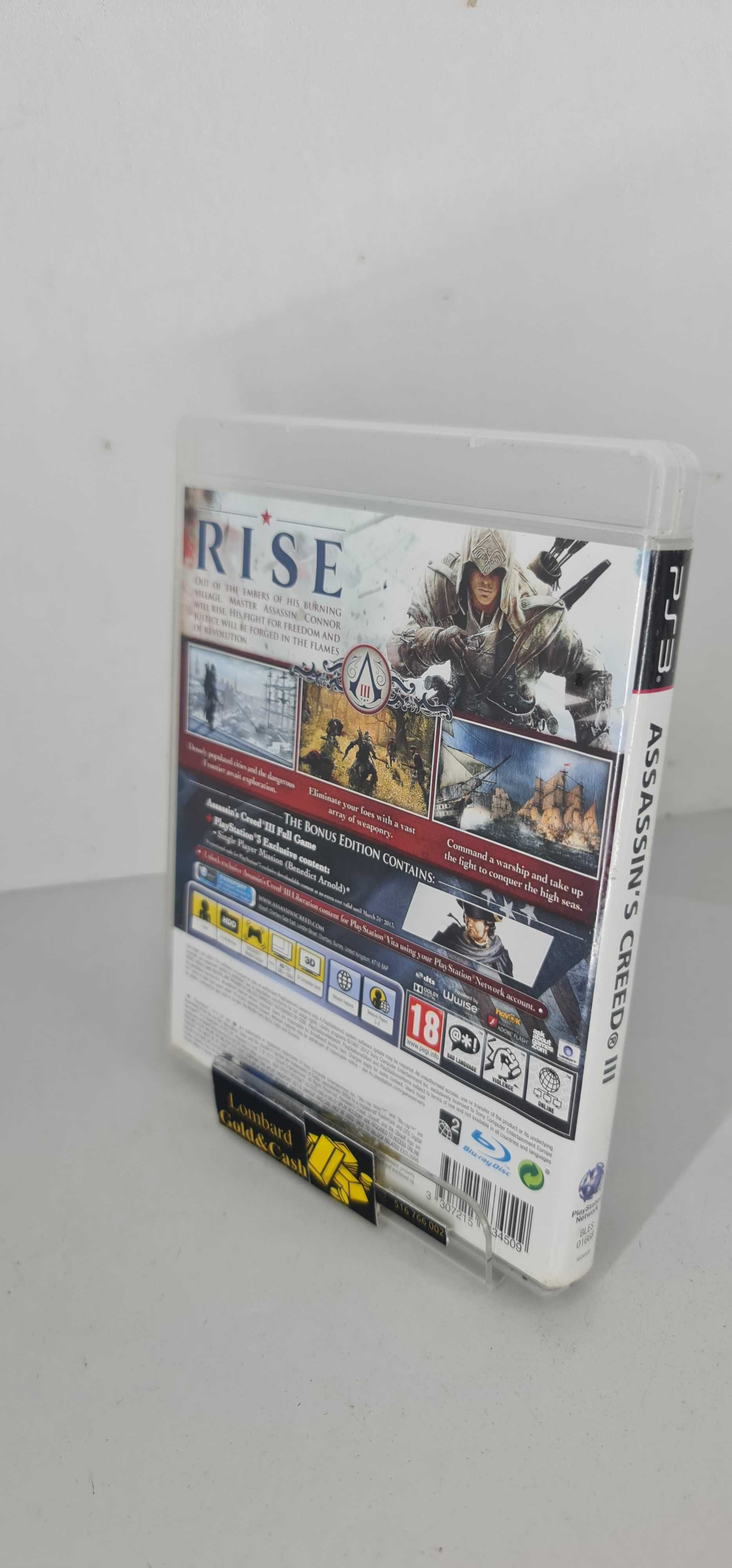 Gra Assassin's Creed III Wersja Angielska BLES01668 PS3